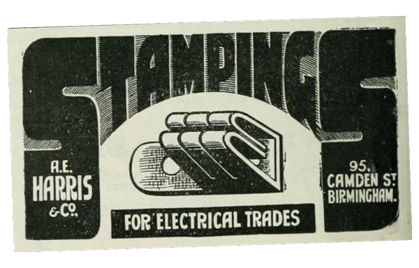 A E Harris advert
