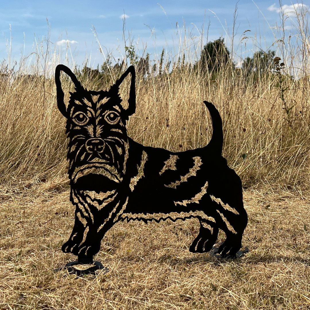 Scottish Terrier Garden Art