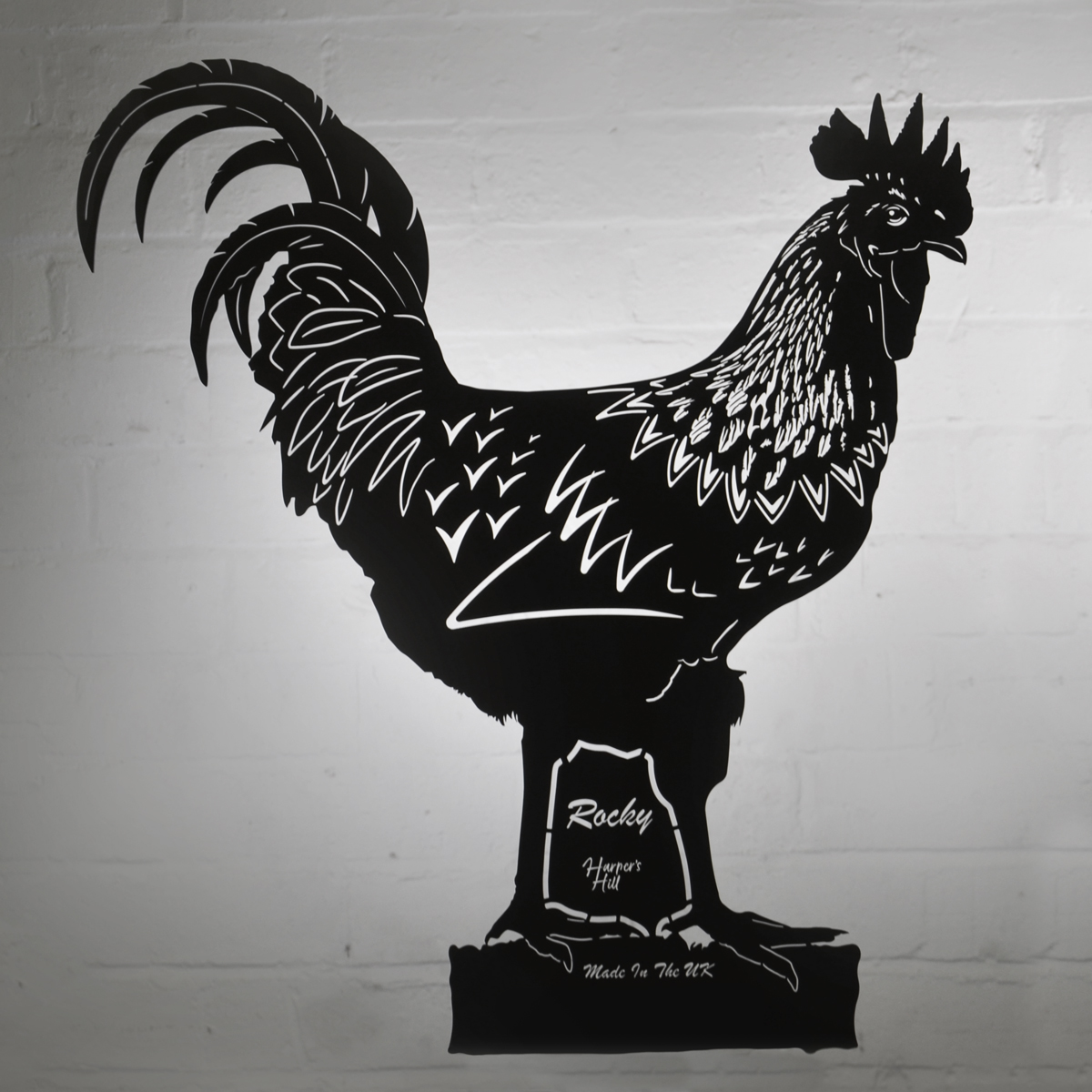 Rocky the Welsummer Cockerel Sculpture