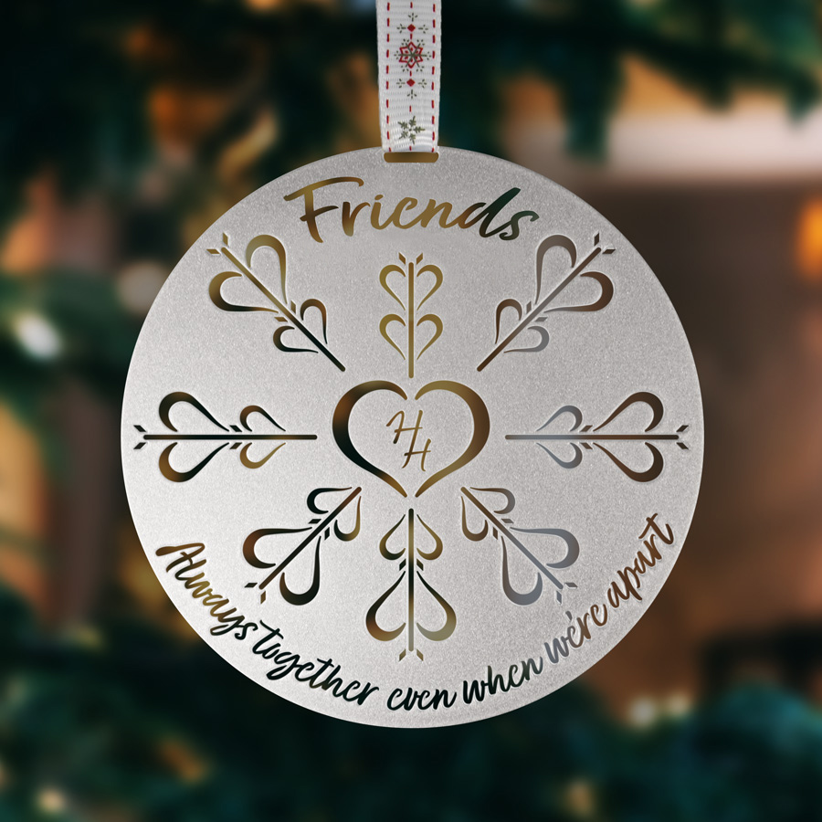 Snowflake Tree Decoration - Silver